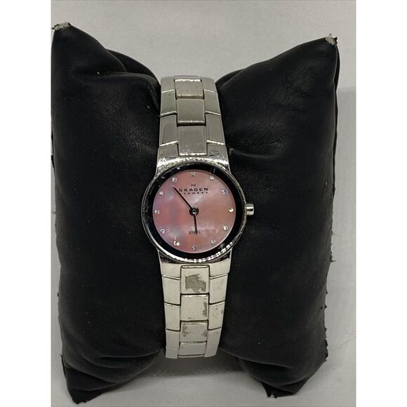 Skagen 430XSSXPD Women\'s Stainless Steel Analog Dial Quartz Wrist Watch EY131 main image 12